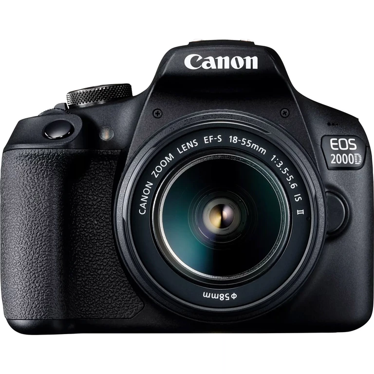 EOS 2000D DSLR Camera with EF-S 18-55mm f/3.5-5.6 IS II Lens