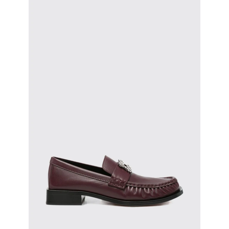 Viv' Rangers Jewelled Buckle Penny Loafers in Leather (RVW8284564091TR805)