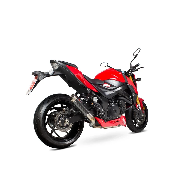 SI1010CEM - Scorpion RP-1 GP Carbon Round Exhaust - Suzuki GSX-S 750 2017 - 2018
