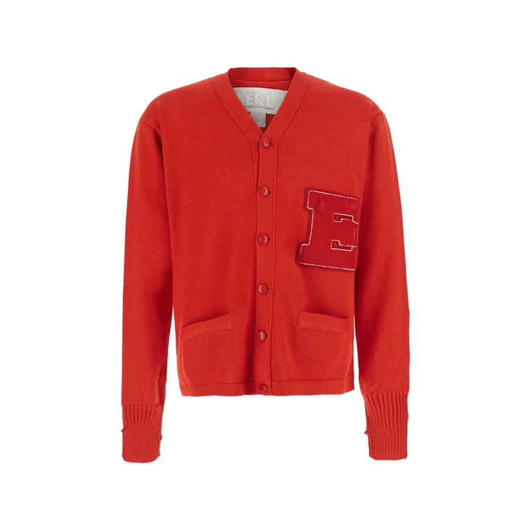 Varsity Distressed Cardigan