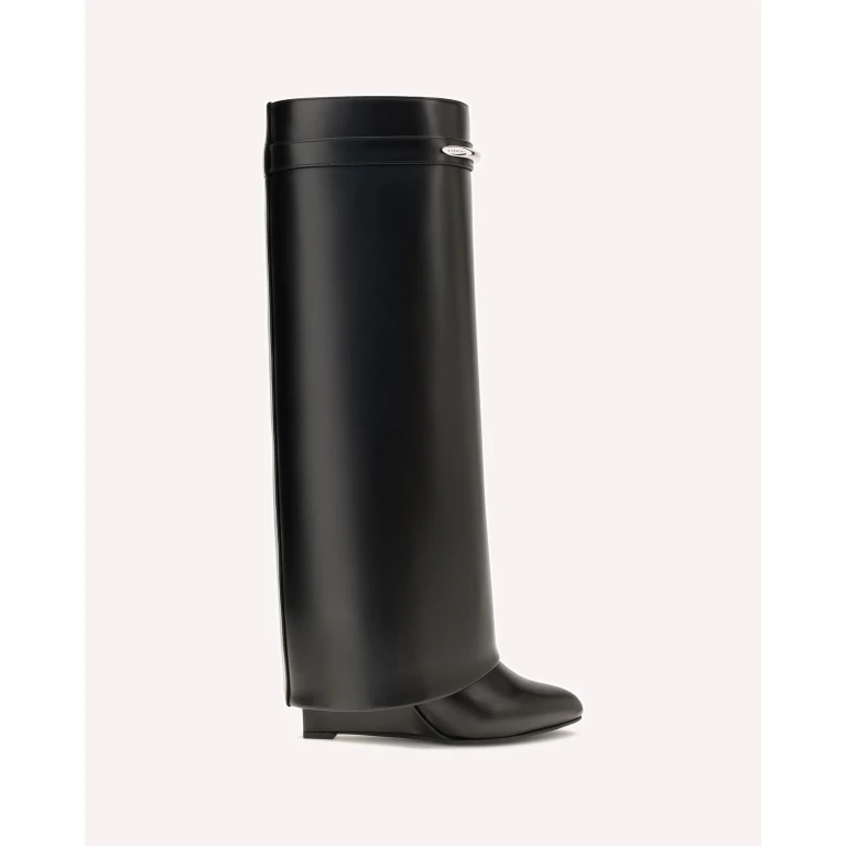 Leather Shark Boots Female 38