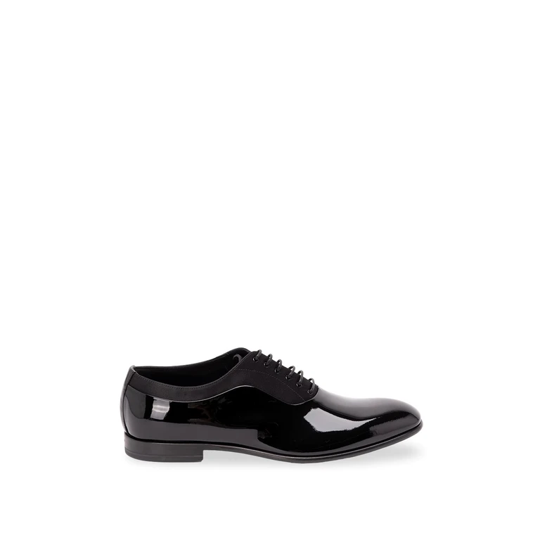 Patent Leather Lace-Up
