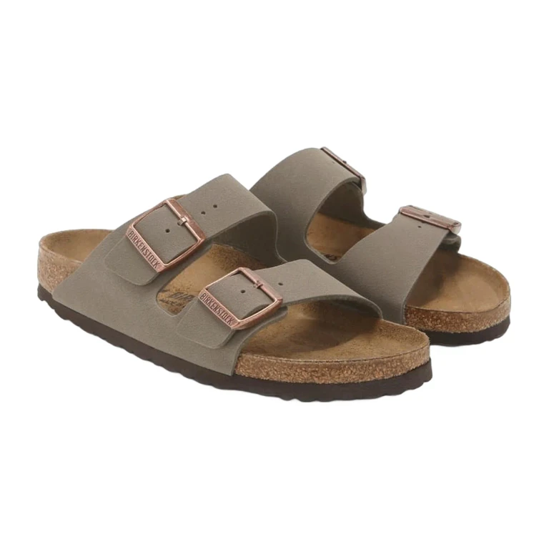 Unisex Arizona Birkibuc Sandals (Bf-nubuck Stone N & Birkibuc Stone)