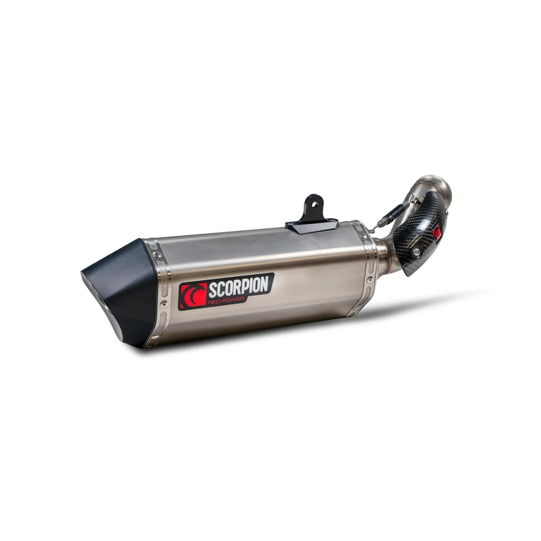 RKT94TEO - Scorpion Serket Parallel Slip-On Titanium For KTM 890 Duke 2020-2025