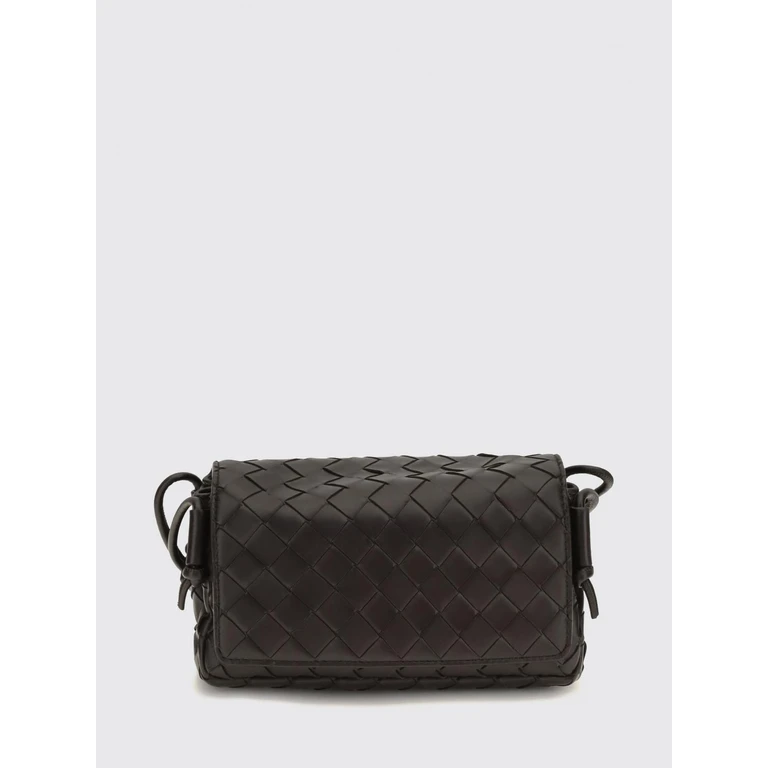 Notturno Woven Leather Shoulder Bag with Knotted Strap (843893VCPP02132)