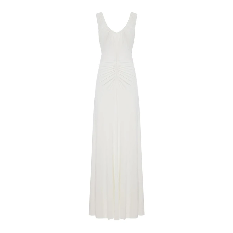 Self Portrait Maxi Robe - Blanc (PF26080X)