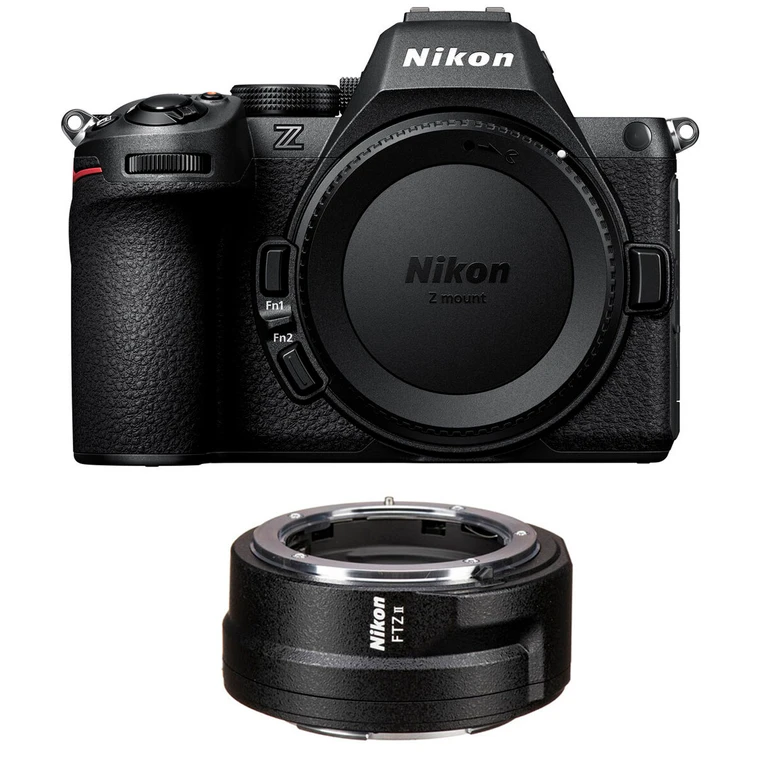 Z5 II Mirrorless Camera Body with FTZ II Mount Adapter
