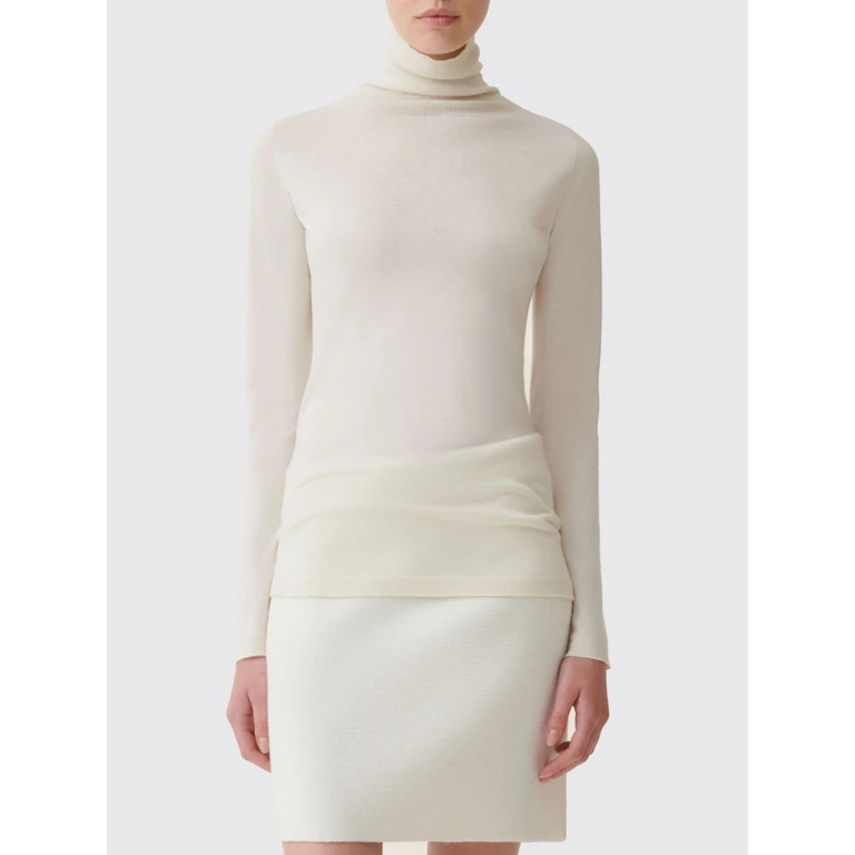 Slim Fit Long-Sleeved Cashmere and Silk Blend Turtleneck Jumper (MAD216F103N90725)