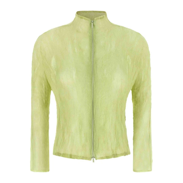 Issey Miyake Cardigan - Vert (IM68FJ41850)