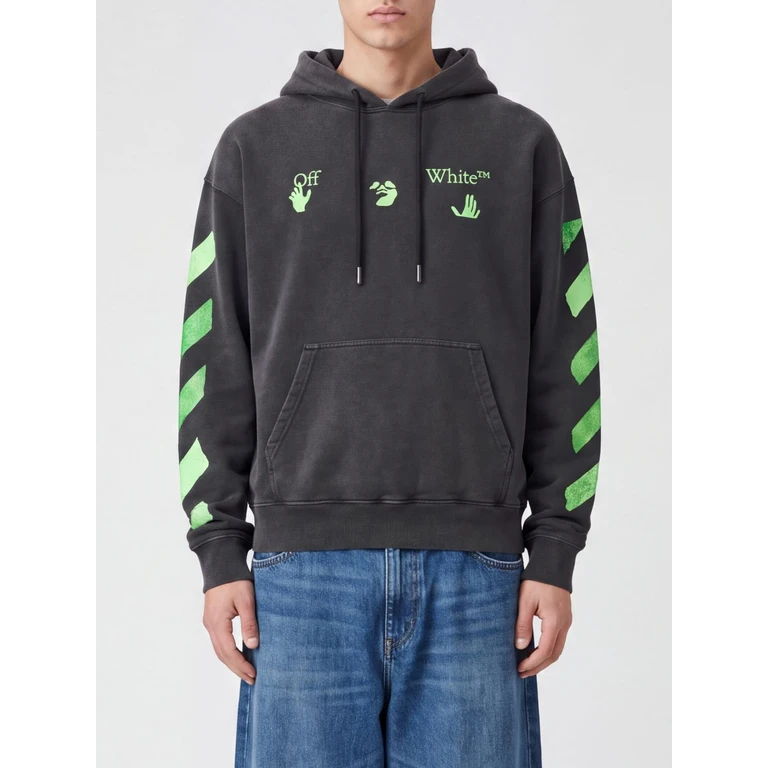 Felpa con cappuccio Off-White Bacco Arrow Skate