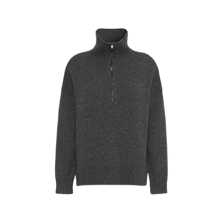 Quarter-zip Cashmere Sweater