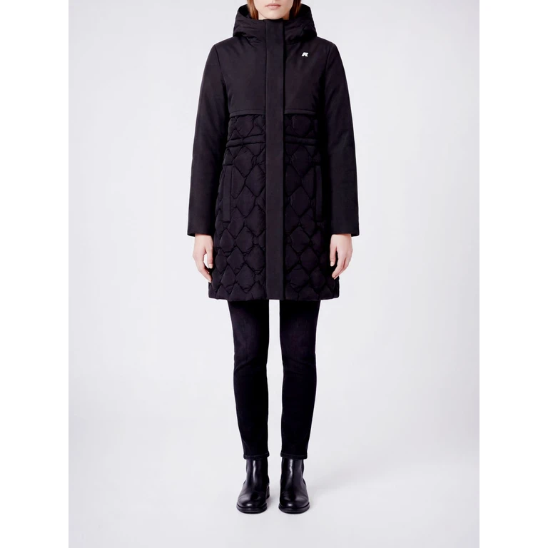 K-WAY Coat Woman color Black (K8161EWUSY)
