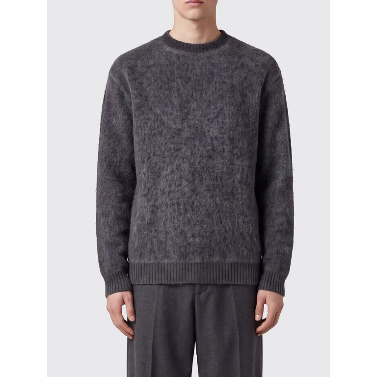 Slim Fit Merino Wool and Alpaca Crewneck Jumper (226WU3460CLNVGHV00202)