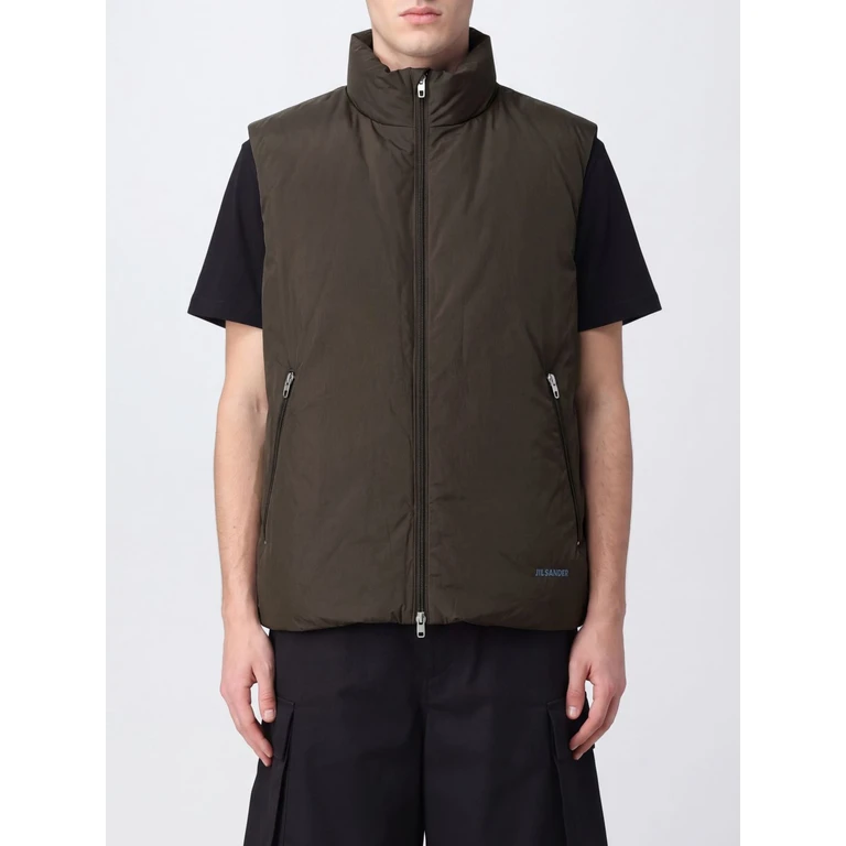 Ghost Capsule Padded Nylon Gilet with High Neck and Zip Closure (J22AF0125J70207202)