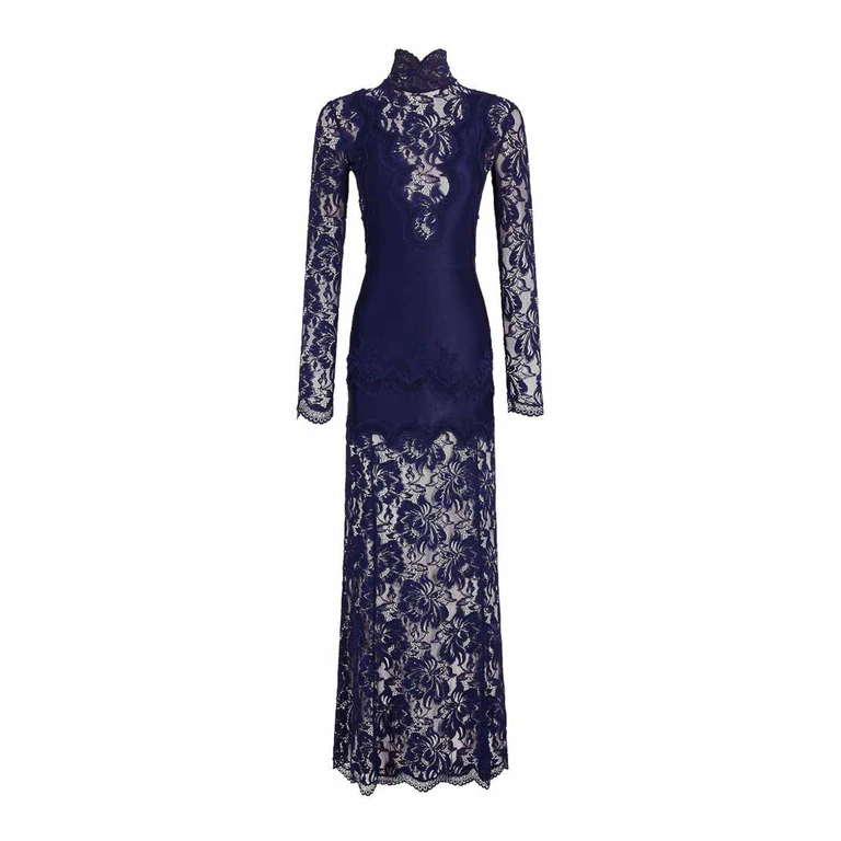 Rabanne Robe De Soirée - Bleu Foncé (26AJRO372PA0170P481)
