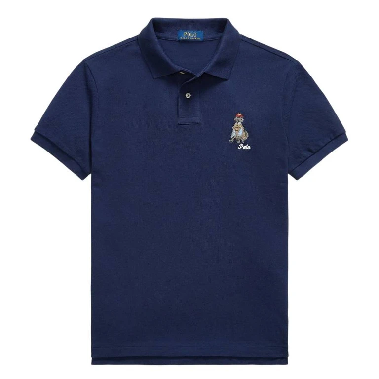 Custom Slim Fit Dog-Embroidered Polo Shirt