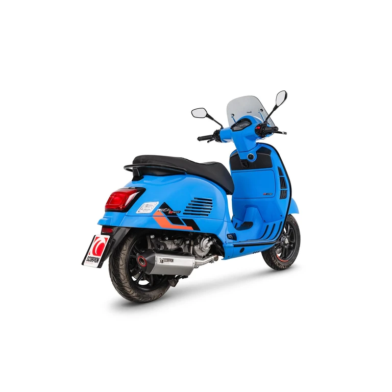 RVE221SEO - Scorpion Serket Parallel Slip-On Stainless Steel For Vespa GTS 310 2024-2025