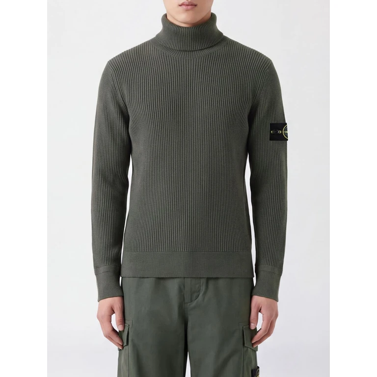 Slim Fit Wool Turtleneck Jumper with Compass Logo (5100052S00C2V005G)