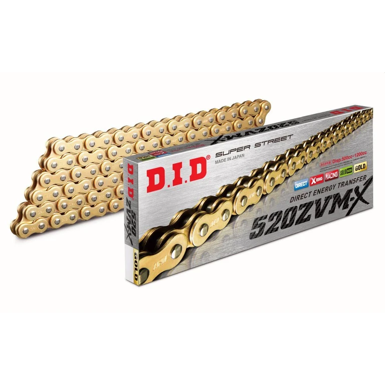 4525516330305 - DID 520 ZVM-X Chain 130 Links - Gold