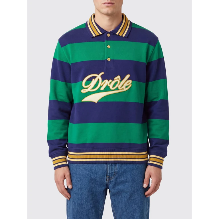 DRÔLE DE MONSIEUR Polo Shirt Men color Green (MPL183CO324GN)