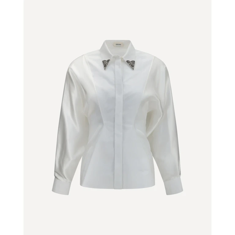 Embroidered cotton poplin Shirt Female 42