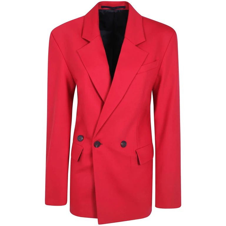 Jacket Back-Crossed Belt Detail