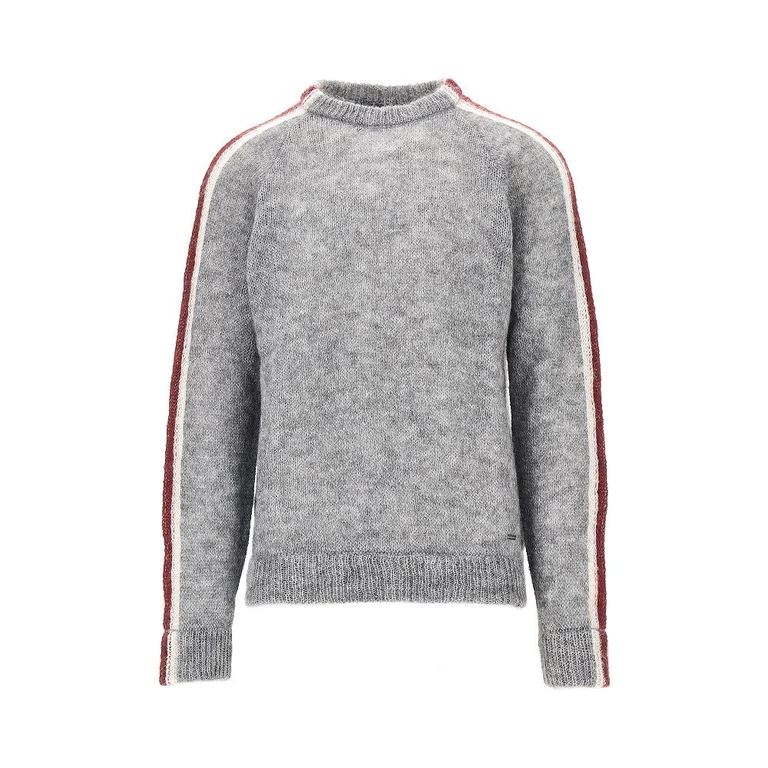 Pullover girocollo in misto mohair Man S