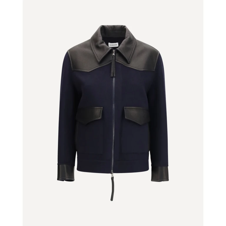 P. A.R. O.S. H. Leather trimmed Jacket Female XS
