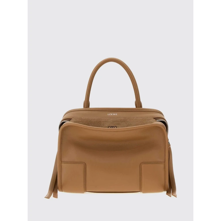 Small Amazona Calfskin Leather Handbag with Embossed Logo (A039AS0X019579)