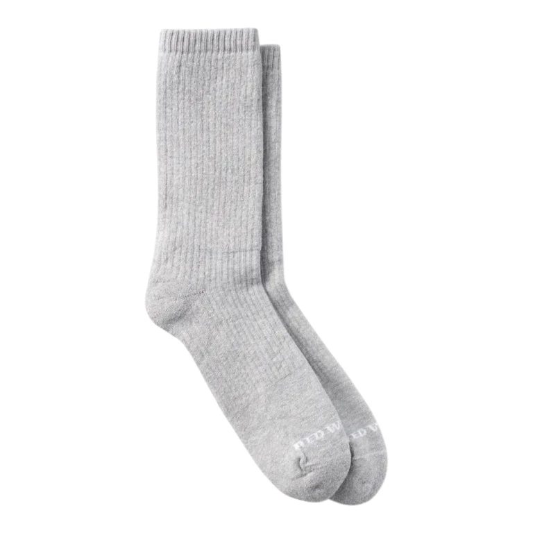 Cushion Men's Crew Socks - Gray