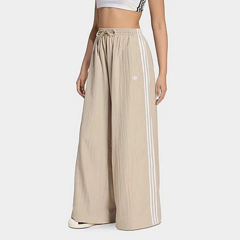 Women's Originals Firebird Adilenium Woven Track Pants in khaki three/white Size: XXS