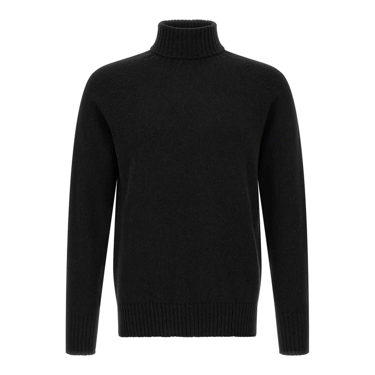 Ma'ry'ya Pull Col Roulé - Noir (YTK012B8)