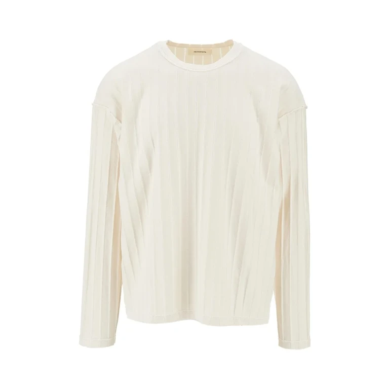 Reversed crewneck T-shirt Man S