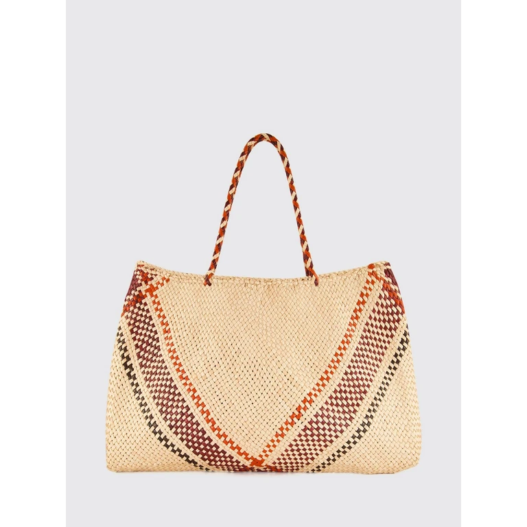 Sophie Woven Buffalo Leather Tote Bag with Double Handle (8703BNAT)