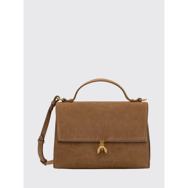 Suede Handbag with Monogram and Fly Logo (8B0173L152B768)