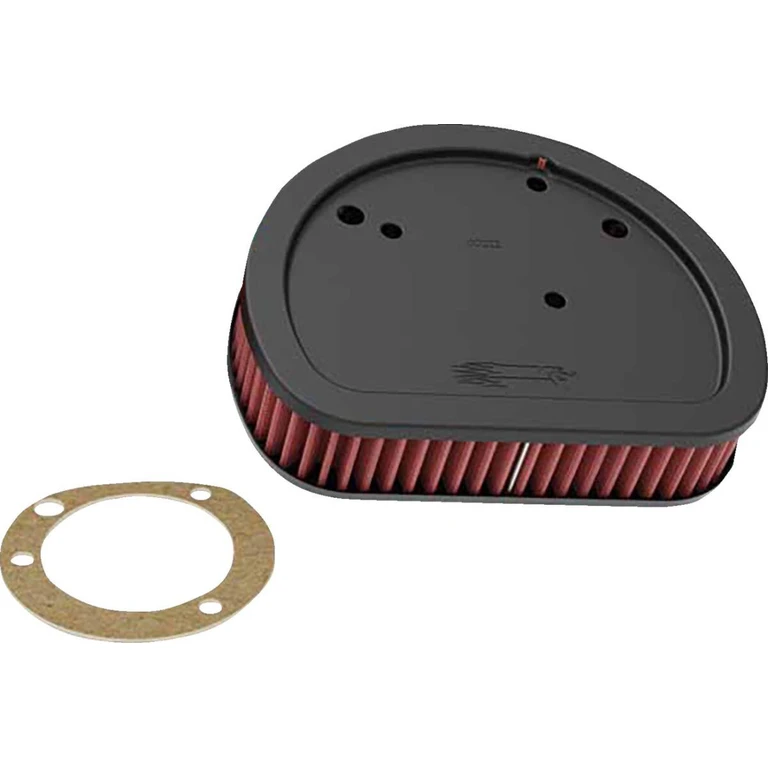 HD-1611 - K&N High Flow Air Filter For Harley Davidson FLS 1690 2012-2015 - Red/Silver