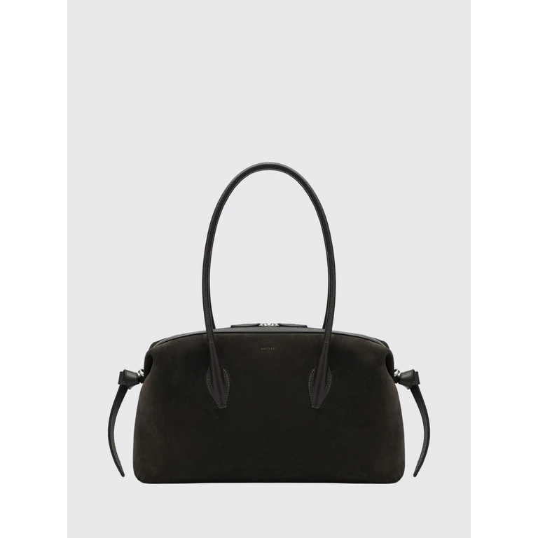 Brioche Duffle Hammered Leather Rounded Shoulder Bag with Zip Closure (BRIOCHEDUFFLEGA)