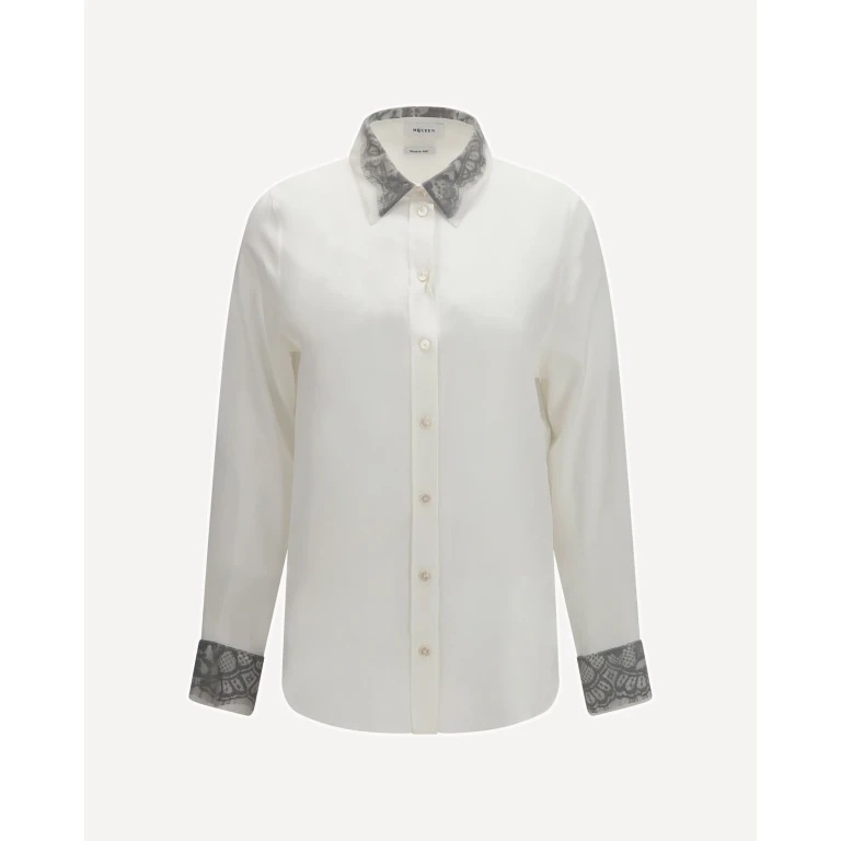 Floral lace detail Shirt Female 42
