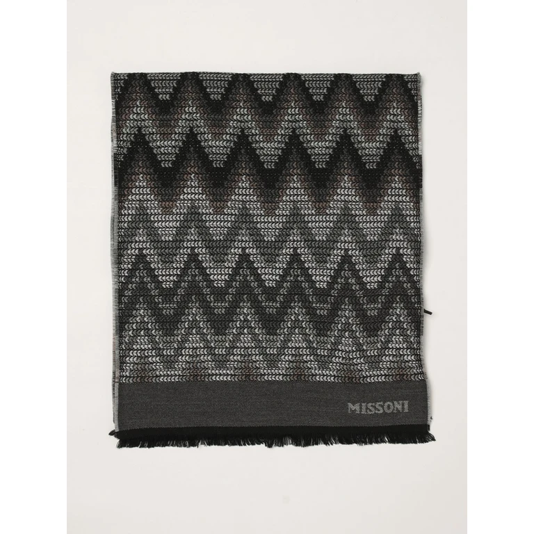 Multicolour Abstract Pattern Pure Virgin Wool Scarf (SC12WOUA8850002)