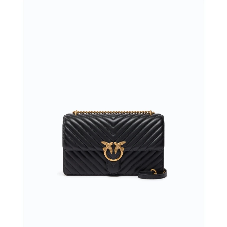 Borsa a spalla Pinko Classic Love Bag One in pelle nappa trapuntata
