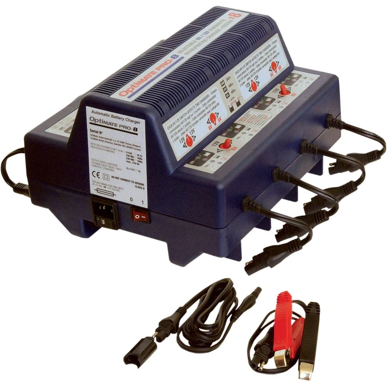 TS44VDE - TecMate Optimate Pro 8 6v/12v Multiple Battery Charger