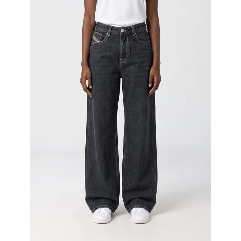1996 D-Sire Low-Rise Wide-Leg Jeans in Cotton Denim (A06925007EL01)