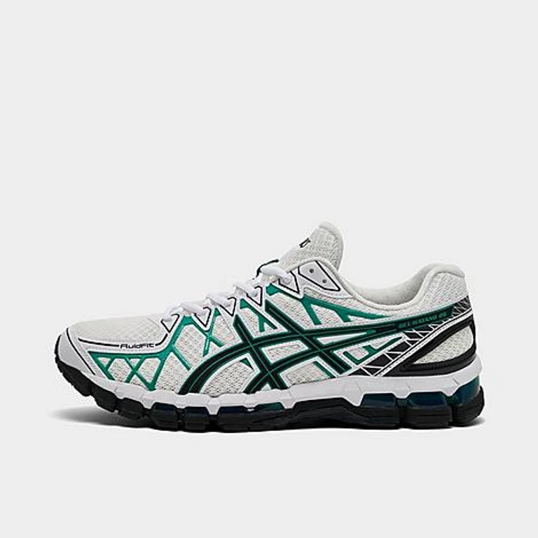 Men's ASICS GEL-Kayano 20 Casual Shoes in White/Edamame Green Size: 7.5