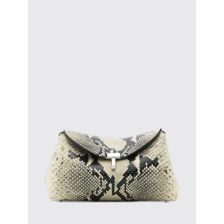 T-Lock Mini Python-Print Leather Handbag with Single Handle (264WAL0085LE0244317)