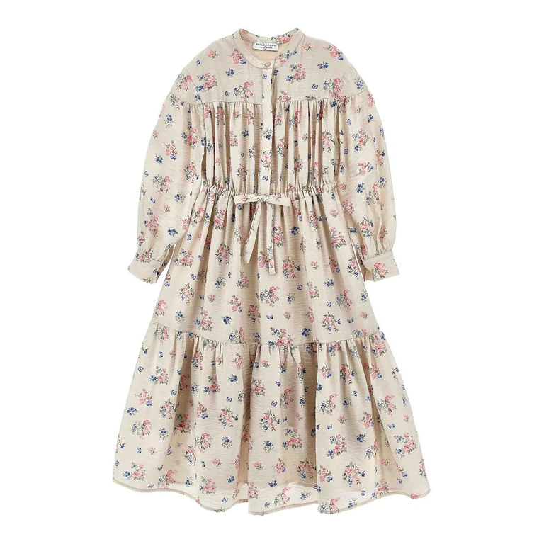 Robe Au Genou - Crème (I1H90686700002)