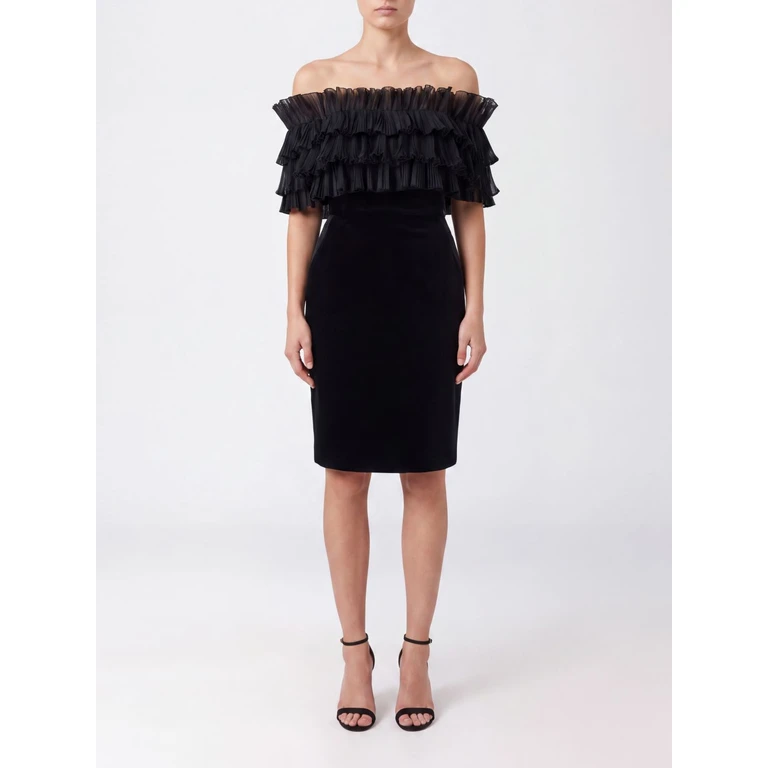 ELISABETTA FRANCHI Dress Woman color Black (AB01467E2110)