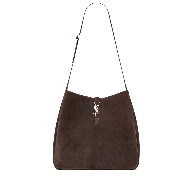 Le 5 A 7 Maxi Hobo In Suede