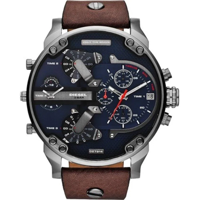 DZ7314 Mr Daddy Dual Time Chronograph Navy Blue Dial Men's Watch