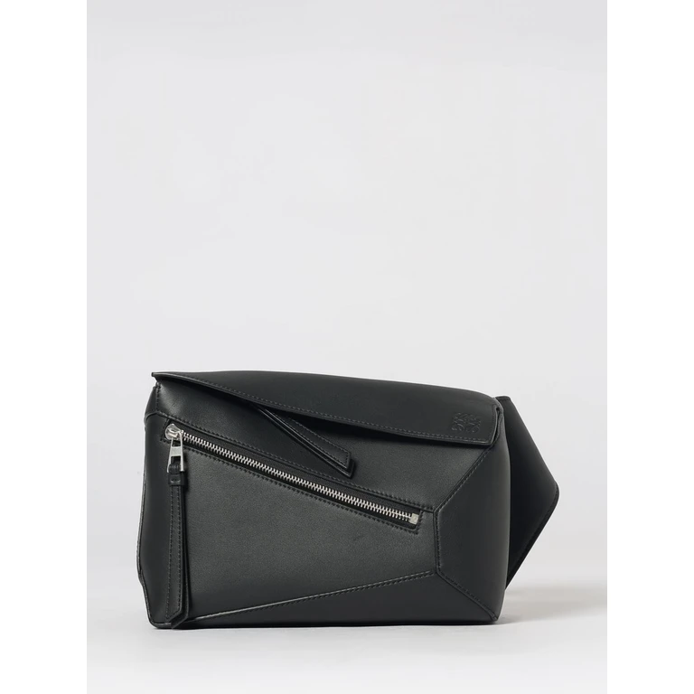 Puzzle Belt Bag en cuir de veau lisse