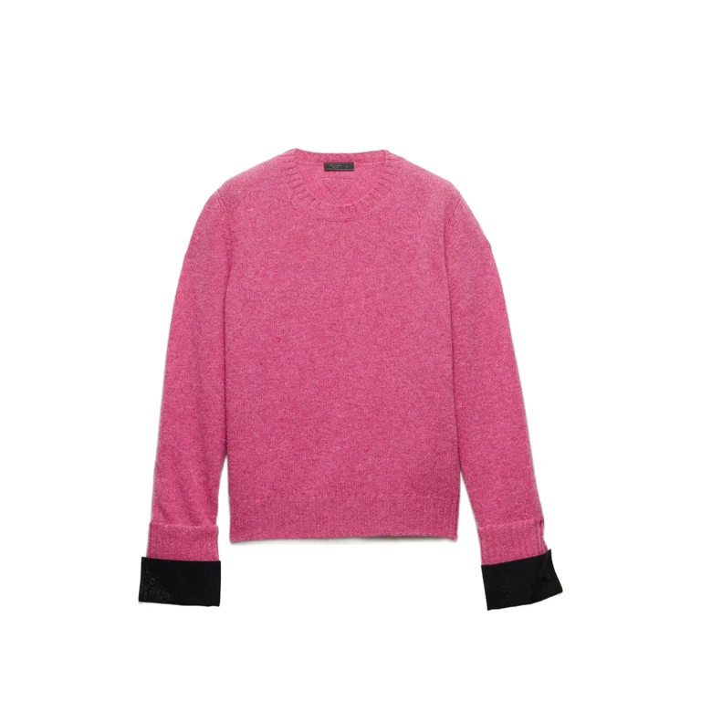 Shetland Wool Crew-neck Sweater